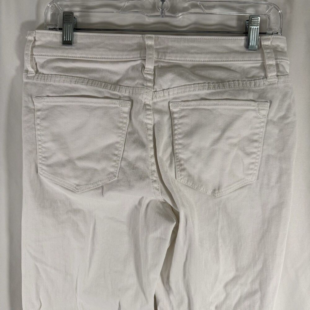 Tommy Bahama Jeans Women's 6 White Denim Cropped Cotton Blend Mid Rise - Picture 4 of 9